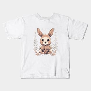 Adorable Bunny Rabbit Kawaii Cute Animal For Her Kids T-Shirt